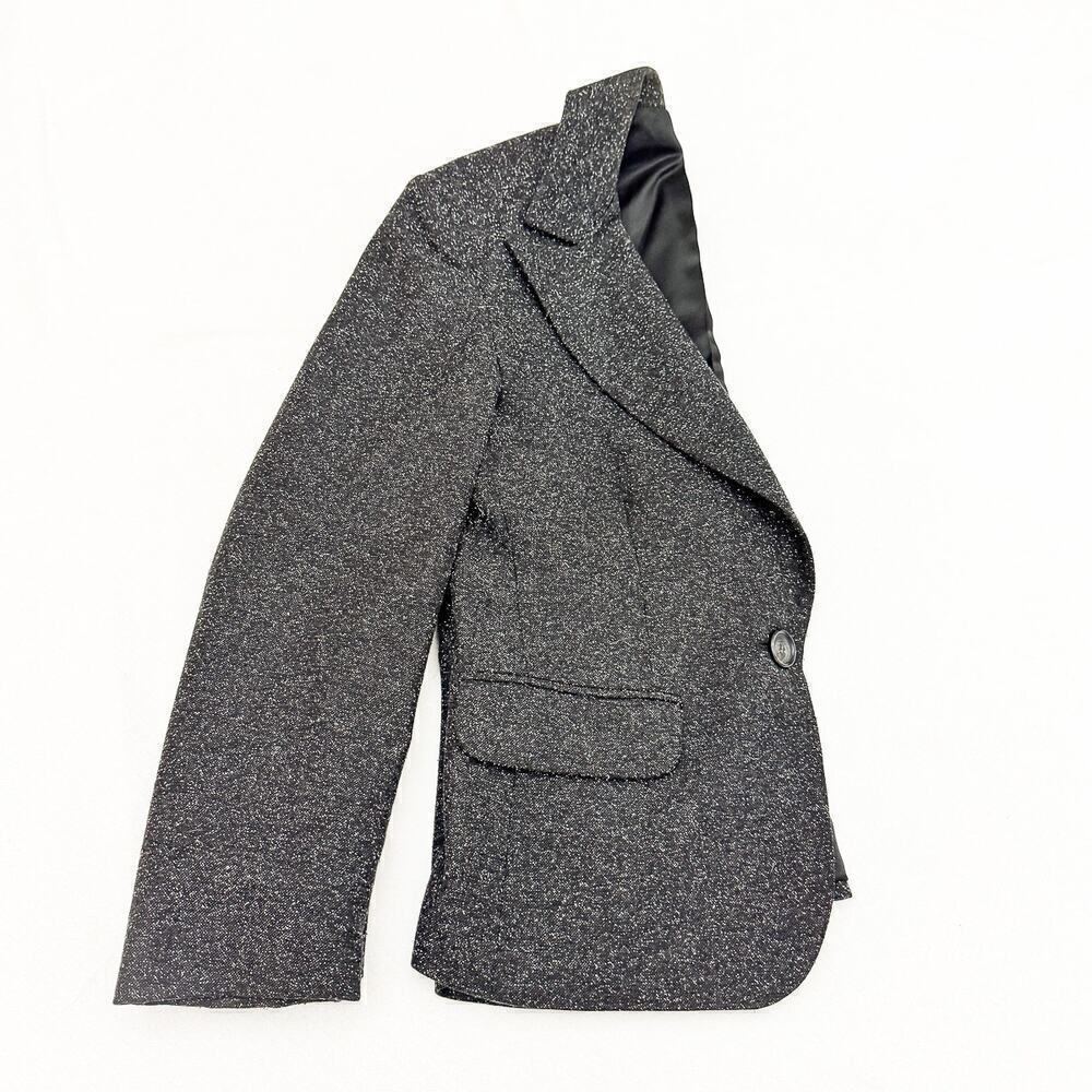 Gruppo B. Grainy Woven Textured Blazer 1-Button Size 48 Italy